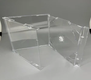 5 Top Quality Rare 10.4mm Brilliant Double Jewel Case w/Super Clear Tray BR2CDSC - Picture 1 of 3