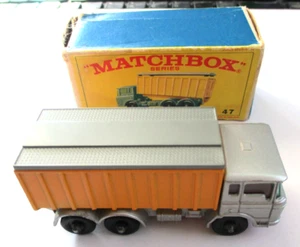 1960s LESNEY MATCHBOX 47 - DAF TIPPER CONTAINER TRUCK - NEAR MINT COND.  IN BOX - Picture 1 of 4