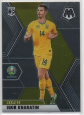 2021 Panini Mosaic UEFA Euro Igor Kharatin Rookie Card RC Ukraine