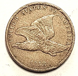 Centavo Flying Eagle SL 1858 - Imagen 1 de 2