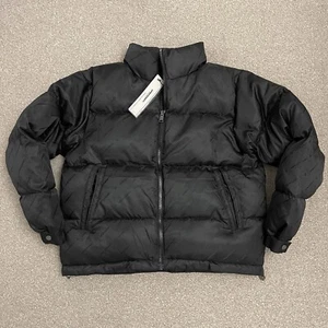 Unbekannt London schwarze gefütterte Jacke Mantel Größe Small kurze Passform brandneu mit Etikett - Bild 1 von 12
