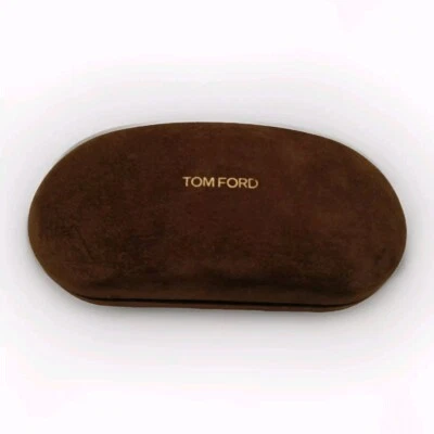 Tom Ford Brown Velvet Sunglasses Eyeglasses Hard  Clamshell Case. !Case Only! - Image 1 of 4