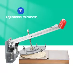 9" Edelstahl Pizza Teig Presse Maschine, Manuelle Brot Gebäck Presse Maschine - Bild 1 von 12