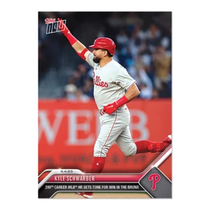 Kyle Schwarber - 2023 MLB TOPPS NOW Card 48 - 200th Career HR Home Run in win - Picture 1 of 2