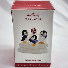 Hallmark Keepsake 2016 Playground Pals Penguins Christmas Ornament New Winter