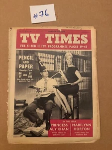 1961 TV Times London regional listings magazine Vol 275 - Picture 1 of 7