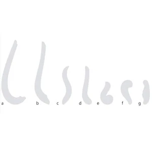 Set of 7 French Ship Curves Curve Drawing Drafting Template Stencil - Picture 1 of 1