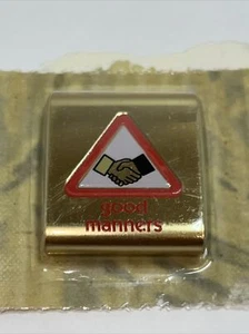 Good Manner Award Belt Loop Boy Scouts of America BSA Cub Scouts Gold Metal - Picture 1 of 4