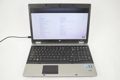 Computadora portátil HP 6550b Intel Core i5 M450 2,40 GHz 4 GB SIN DISCO DURO SIN SISTEMA OPERATIVO Foto 1 de 4