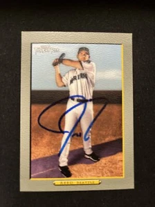 Jeremy Reed Seattle Mariners Signed Auto 2005 Topps Turkey Red Card #219 ~ COA - Picture 1 of 3