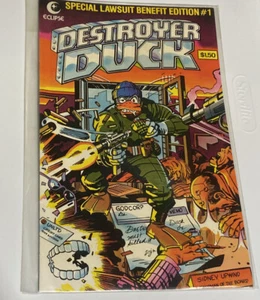 Destroyer Duck #1 VG+ 4.5 1982 1st app. Groo Special Lawsuit Benefit Education - Picture 1 of 2