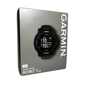 Garmin Instinct 3 Solar Smartwatch 45mm GPS Outdoor robuste Lünette schwarz - Bild 1 von 8