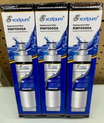 3x Excelpure RWF0500A Refrigerator Water Filter (cf) - Image 1 of 4