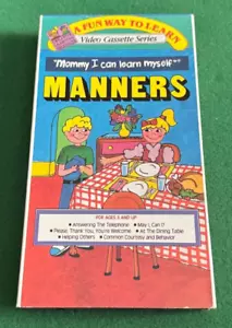 Mommy I Can Learn Myself Manners (VHS, 1988) + FREE DVD - Picture 1 of 2