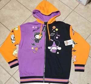 Sanrio Hello Kitty & Friends Halloween Varsity Stripe Hoodie Jacket (Small) - Picture 1 of 3