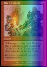 Magic the Gathering MTG Book Burning (80) Judgment   LP FOIL