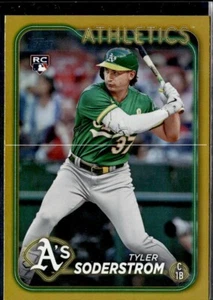 2024 TOPPS SERIES 1 GOLD RAINBOW FOIL #244 TYLER SODERSTROM RC - Picture 1 of 2