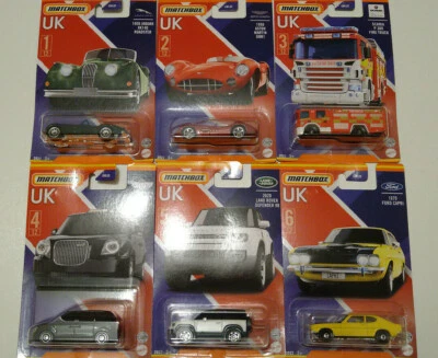 Matchbox serie Best of uk Jaguar Land Rover Aston Ford scania Levc Taxi (CP01) - Immagine 1 di 4