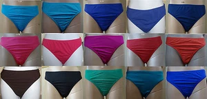 NWT KENNETH COLE hipster solid color swim bikini bottom pant, size S,M,L,XL - Picture 1 of 22