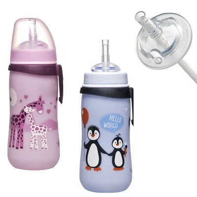 Nip Kids Water Bottle Straw Cup Kids Straw Cup 330ml PP - Image 1 of 4