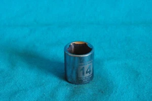 craftsman easy read socket 1/4 drive 6 point 14mm - Picture 1 of 2