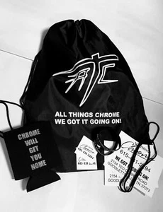 ATC MERCH SWAG PACK 1 - ATC DRAWSTRING BAG + ATC CHROME WILL GET YOU HOME KOOZIE - Imagen 1 de 5