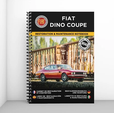 FIAT DINO COUPÉ : Libretto Di Restauro E Manutenzione - CONSEGNA GRATUITA - Immagine 1 di 4