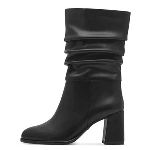 Botas De Mujer Vegan De Cuero Ecológico Negras Con Tacón Medio De 7,5 Cm TAMARIS - Imagen 1 de 5