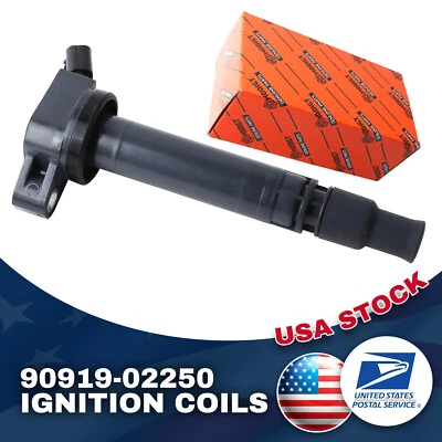 Bobinas de encendido duraderas negras rendimiento 90919-02250 1X para SCION TC 2011-2016 Foto 1 de 4