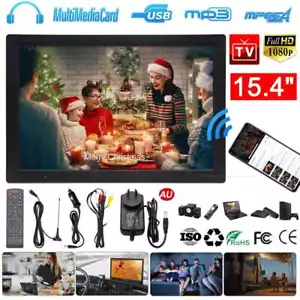 Portable 15.4" 1080P Ultra-HD TV Freeview HDMI Digital Television Player AU - Picture 1 of 12
