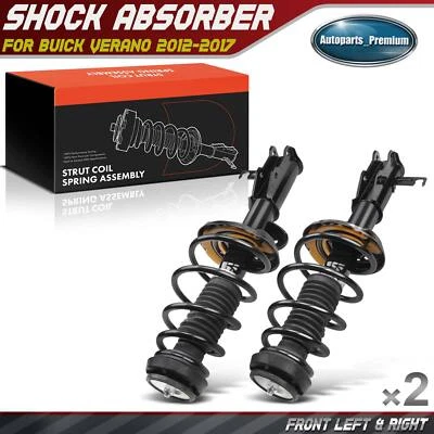 2x Front Complete Strut & Coil Spring Assembly for Buick Verano 2012-2017 2.4L - Image 1 of 4