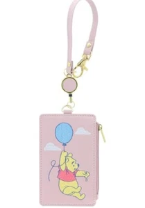 Disney Winnie the Pooh ID pass case coin purse w/strap New Life Collection - Picture 1 of 3
