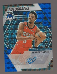 2022-23 Mosaico Herbert Jones Auto Blu /49 #AM-JON New Orleans Pelicans - Foto 1 di 2