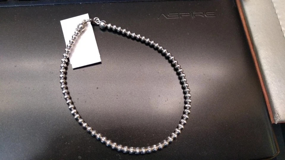 Bracciale a sfere in argento  925 elastico - Immagine 1 di 1