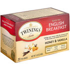 Twinings englisches Frühstück mit Honig & Vanille Teebeutel - 20/Box