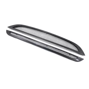 Rejilla de malla de panal inferior delantera superior inferior de fibra de carbono para Mini Cooper R53 02-06 - Imagen 1 de 5