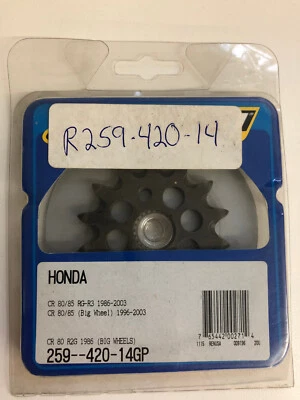 Renthal OEM NOS P/N 259-420-14GP стальная передняя звездочка 14T для Honda НОВАЯ - Изображение 1 из 4