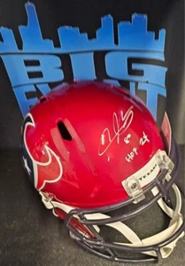 Andre Johnson Signed Houston Texans Speed REP Alt 2022 Helmet w/ Insc HOF 24 JSA - Picture 1 of 4
