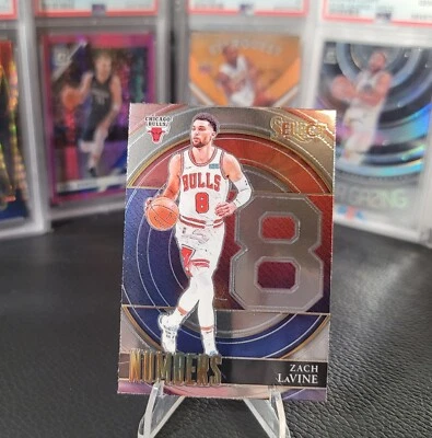 2021-22 Panini Select Basketball #39 Zach Lavine NUMBERS insert Card Bulls - Image 1 of 2