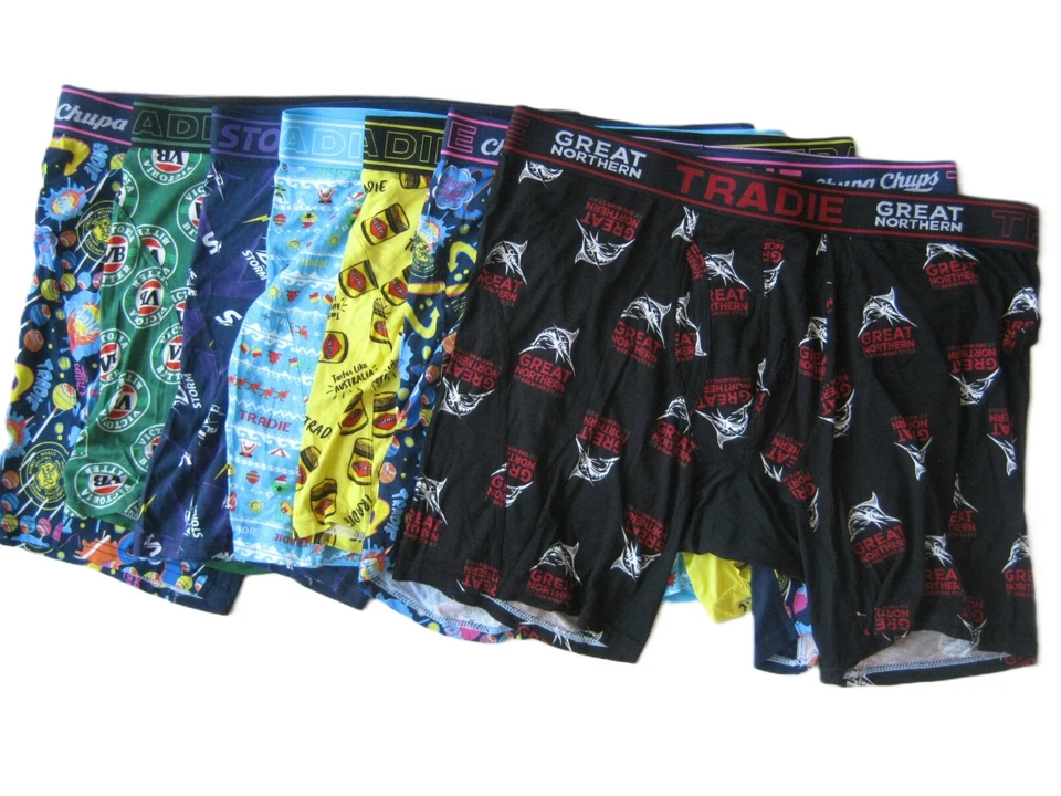 5X MEN'S BAMBOO TRADIE LONG LEG TRUNK - image 1 of 1