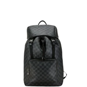 AUTH LOUIS VUITTON ZACK DAMIER GRAPHITE BACKPACK N40005 RANK AB! - Picture 1 of 9