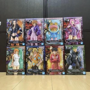 One Piece DXF THE GRANDLINE SERIES Egghead Figure 8 piece set - Picture 1 of 4