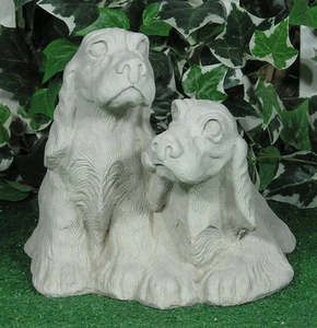1419 Welpe Cocker Springer Spaniel Hund Fiberglas Latex Fiberglasform Beton - Bild 1 von 1