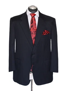 Brioni Anzug Gr. 27 (54 kurz) Dunkelblau Bordeaux handmade Strappato NP: 5590 € - Bild 1 von 11