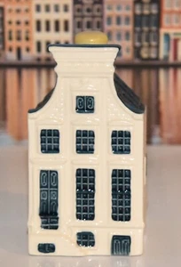 Vintage KLM Airlines Blue Delft Porcelain House #63, Empty - Picture 1 of 5