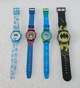 Disney Kids Watch Batman, Mikey Mouse, Donald Duck & Winnie-the-Pooh New Battery - Picture 1 of 11