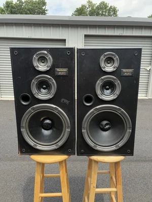"Par (2) altavoces de 3 vías vintage Technics SB-CR77 con woofer de 12""" Foto 1 de 4