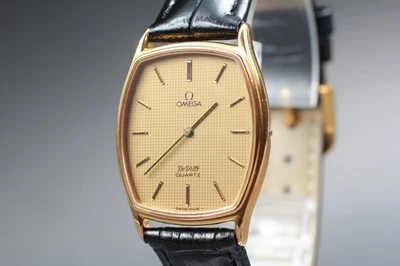 Vintage 1985 Omega De Ville Gold Dial Quartz Cal.1365 Ref.191.0100.1 [Near Mint] - Image 1 of 4