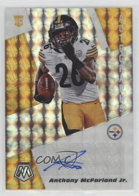2020 Panini Mosaic Rookie Auto Mosaic Anthony McFarland Jr #RA37 Auto RC - Image 1 of 2