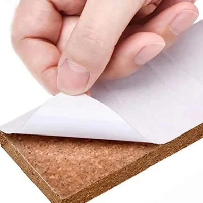 Korkplatte Selbstklebend Wanddekoration Notizen Pinnwand Deko Streifen - Bild 1 von 4